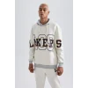 Y5640 NBA Los Angeles Lakers Boxy Fit Sweatshirt