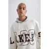 Y5640 NBA Los Angeles Lakers Boxy Fit Sweatshirt