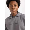 Z5501 DeFactoFit Kapüşonlu Sweatshirt