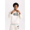Z6053 Milwaukee Bucks Oversize Fit Sweat Shirt