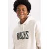 Z6053 Milwaukee Bucks Oversize Fit Sweat Shirt