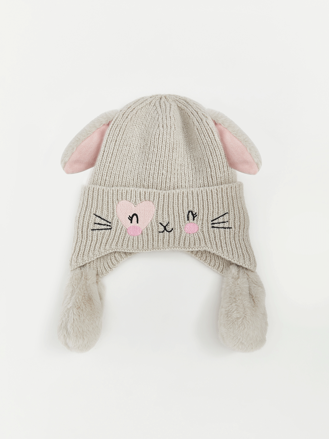 LCW ACCESSORIES Gri Hareketli Kız Çocuk Kar Şapkası