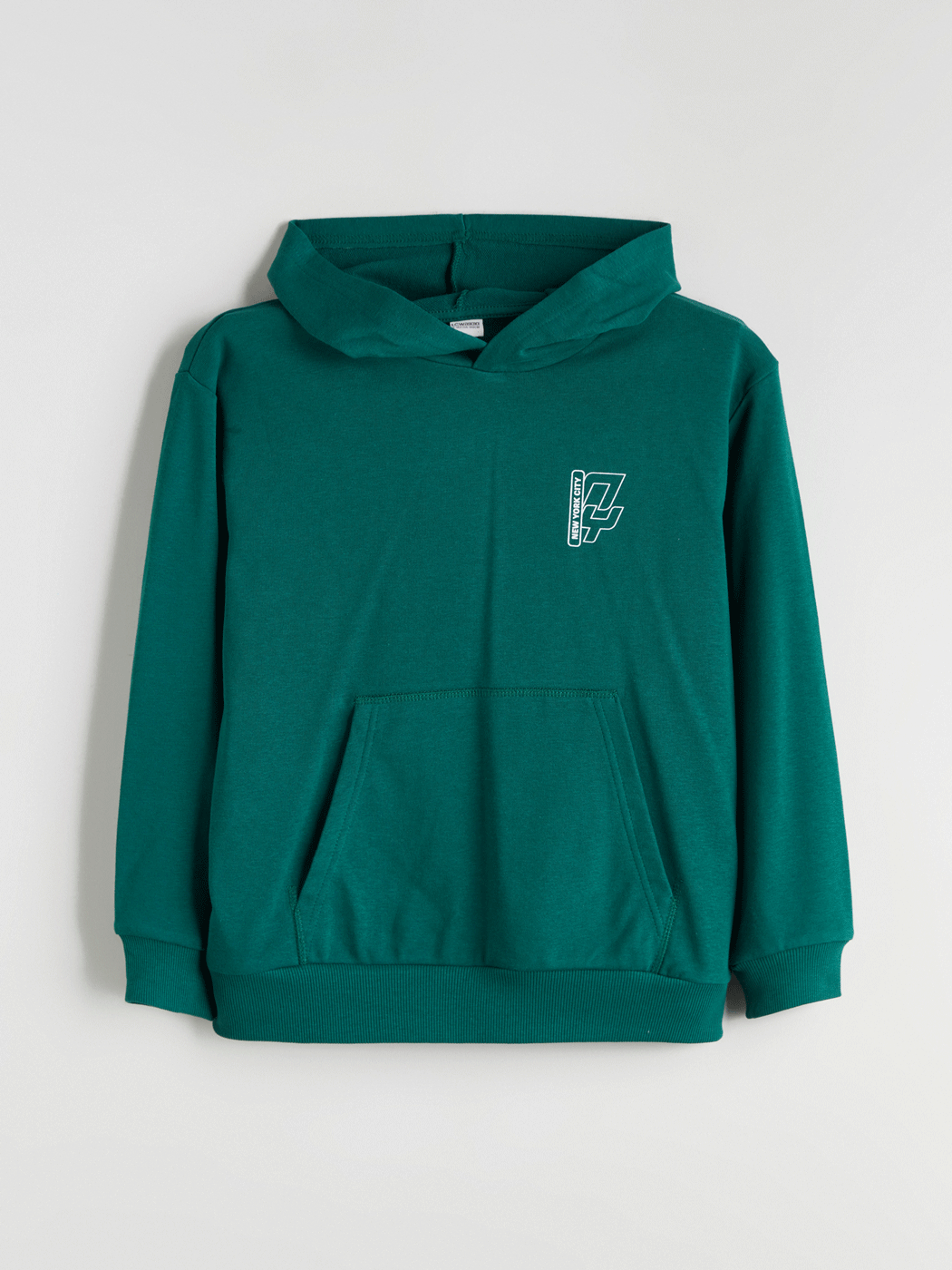 LCW Kids Yeşil Kapüşonlu Erkek Çocuk Sweatshirt