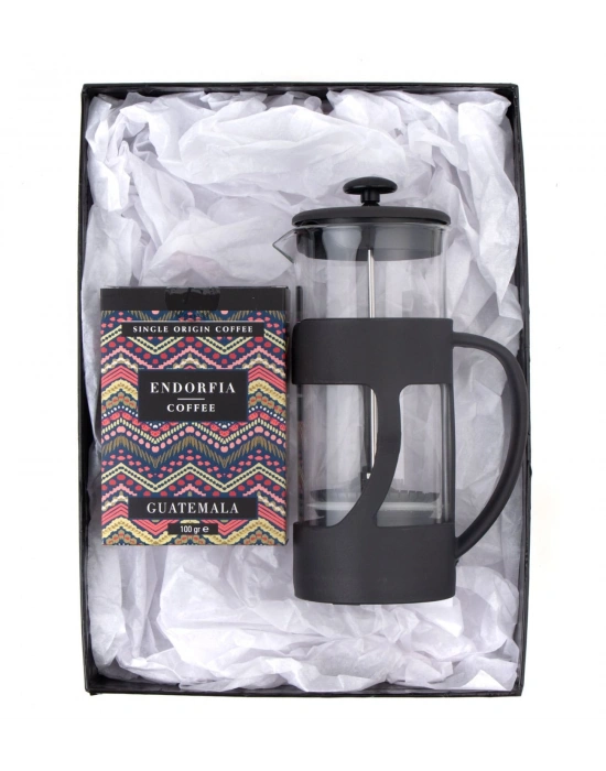 500 Ml French Press ve 100 gr Guatemala Kahve