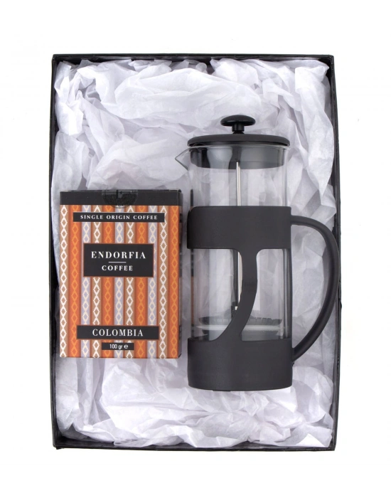 500 Ml French Press ve 100 gr Kolombia Kahve
