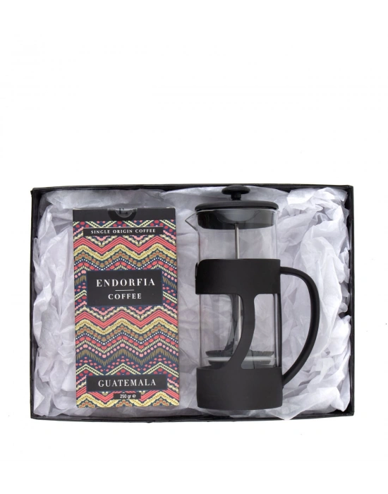 500 Ml French Press ve 250 gr Guatemala Kahve