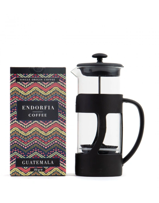 500 Ml French Press ve 250 gr Guatemala Kahve