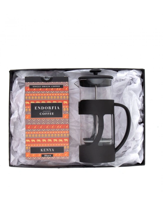 500 Ml French Press ve 250 gr Kenya Kahve