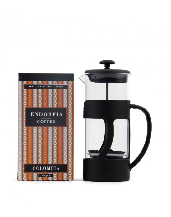 500 Ml French Press ve 250 gr Kolombia Kahve