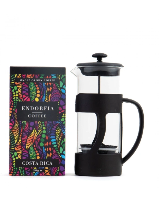 500 Ml French Press ve 250 gr Kostarika Kahve