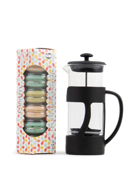 500 Ml French Press ve B1 Makaron