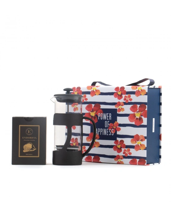 500 Ml French Press ve Filtre Kahve Siyah