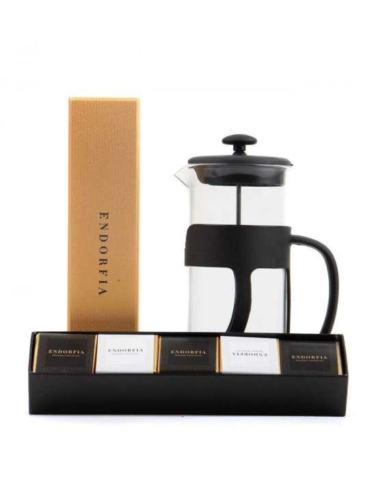 500 Ml French Press ve Single Slim Mix Madlen Gold