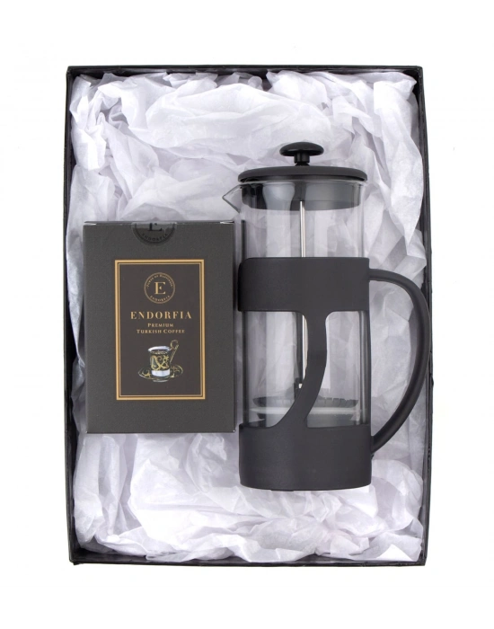 500 Ml French Press ve Türk Kahvesi Siyah
