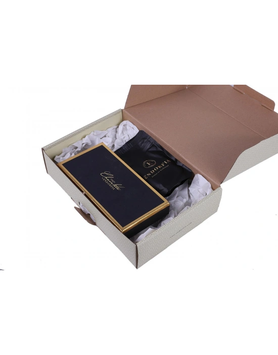 Bitter Madlen Çikolata-Premium 20 gr Türk Kahvesi Yılbaşı Kutusu