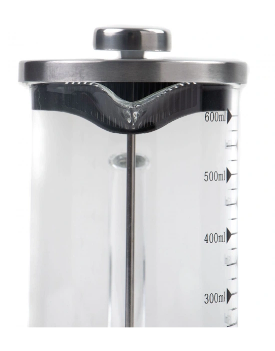 Borosilikat 600 Ml French Press ve B1 Makaron