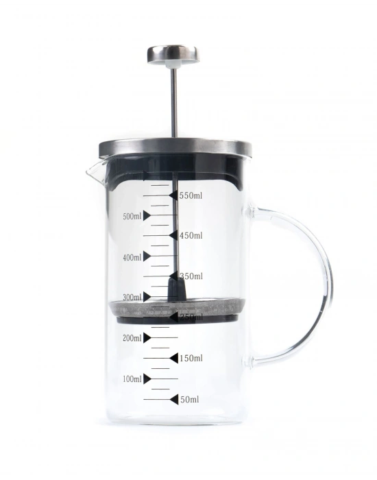 Borosilikat 600 Ml French Press ve Kahve Draje
