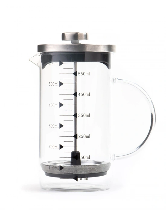 Borosilikat 600 Ml French Press ve Kahve Draje
