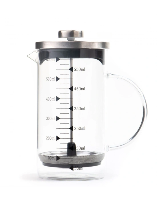 Borosilikat 600 Ml French Press ve Single Slim Mix Madlen Gold
