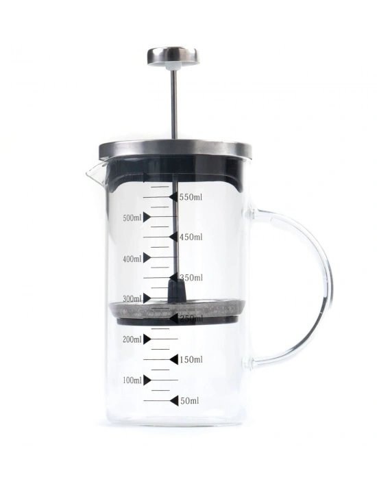 Borosilikat 600 Ml French Press ve Single Slim Mix Madlen Gold