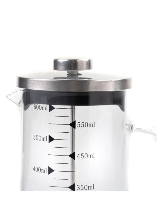 Borosilikat 600 Ml French Press ve Single Slim Mix Madlen Gold