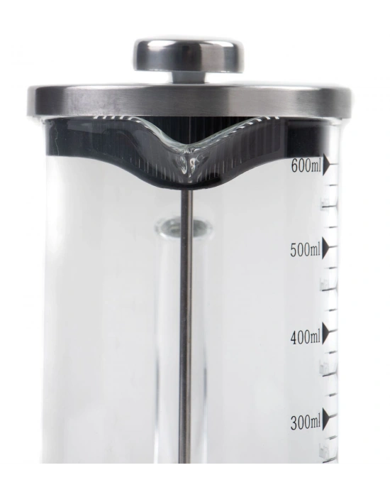 Borosilikat 600 Ml French Press ve Single Slim Mix Madlen Kırmızı