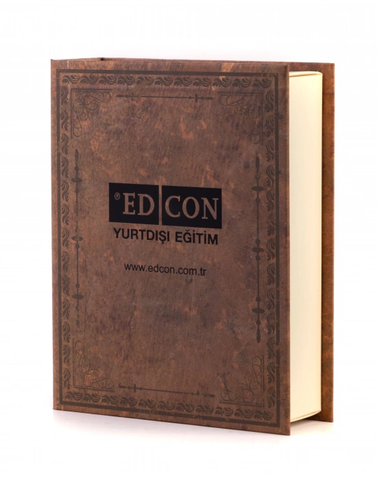 Double Brown Book Bitter Madlen Kurumsal  Çikolata & Kolonya - Kıdem Hediyeleri