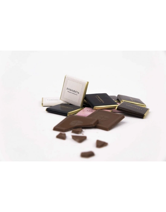 Double Maxi Madlen Bitter Çikolata & Kolonya - Beyaz