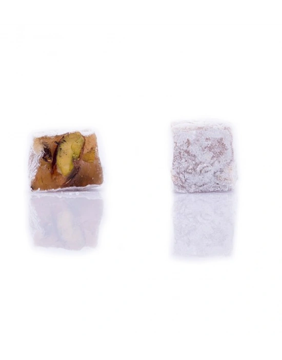Double Premium Duble Fıstıklı Çifte Kavrulmuş Lokum & Kolonya - Pembe