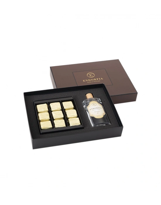 Double Premium Fındıklı Üzümlü Special Çikolata & Kolonya - Kahverengi