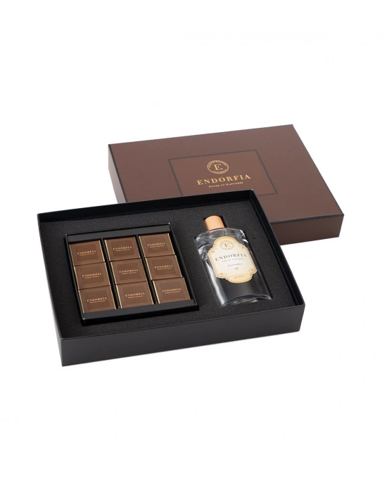 Double Premium Madlen Sütlü Çikolata & Kolonya - Kahverengi