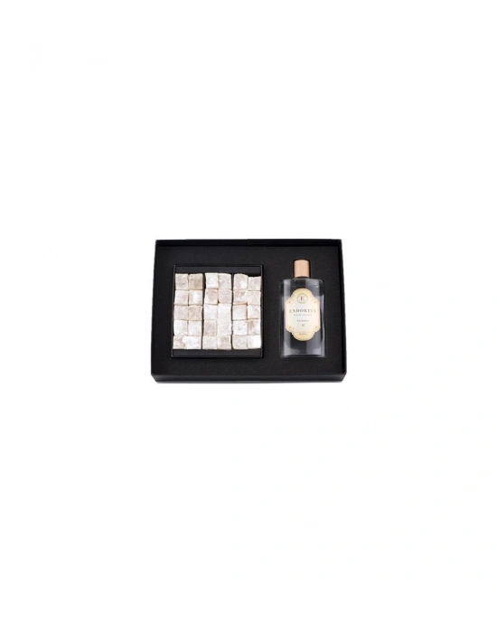 Double Premium Sade Lokum & Kolonya - Kahverengi
