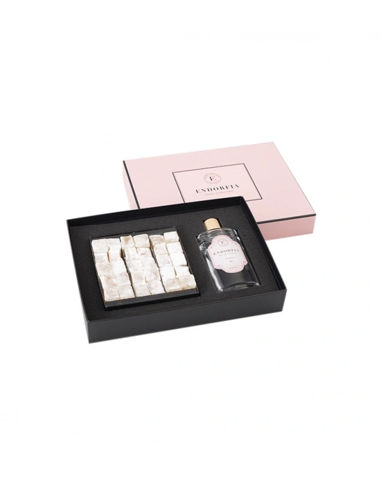 Double Premium Sade Lokum & Kolonya - Pembe