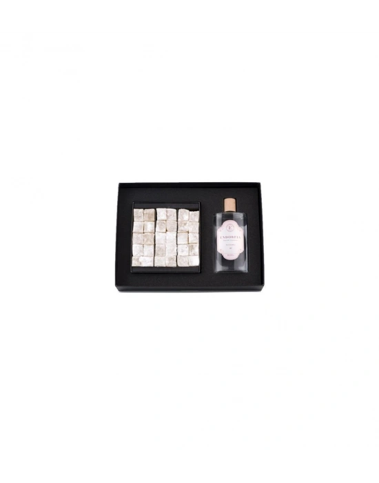 Double Premium Sade Lokum & Kolonya - Pembe