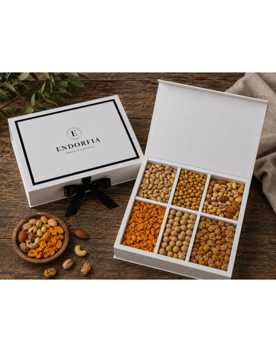 Endorfia Snack Mix Box – Leblebi & Kuruyemiş Seçkisi