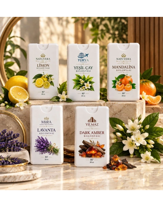 Firmaya Özel Logolu Kaset Kolonya 20 ml (100 Adet)