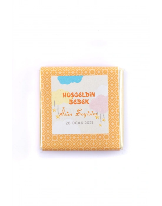 Kişiye Özel Baby Shower Madlen Çikolata