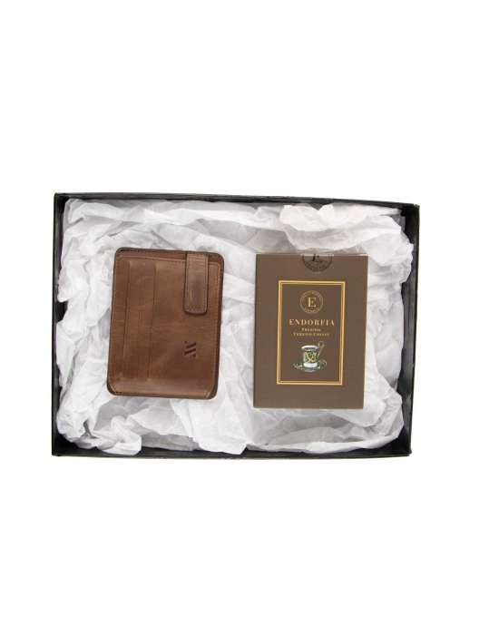 Kişiye Özel Hakiki Deri Cüzdan Taba- Premium Türk Kahvesi  Kahverengi  803