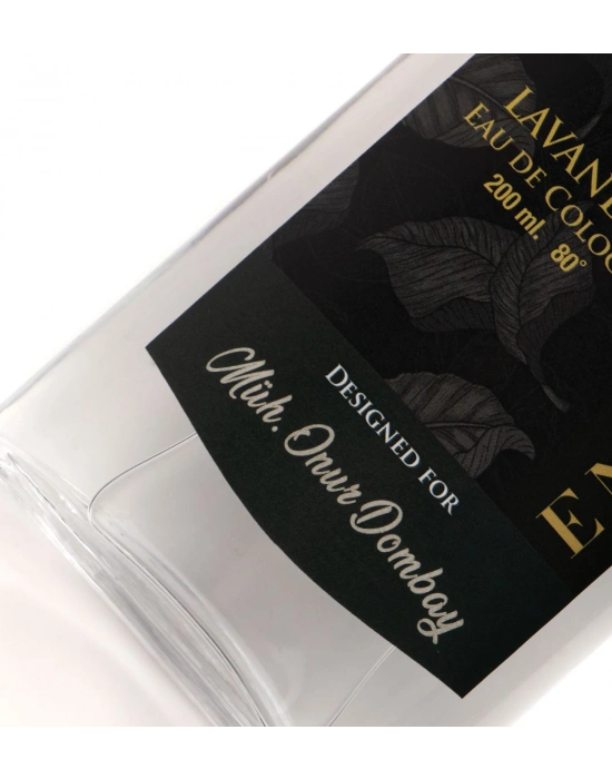 Kişiye Özel Lavanta Kolonyası 80 Derece 200 Ml