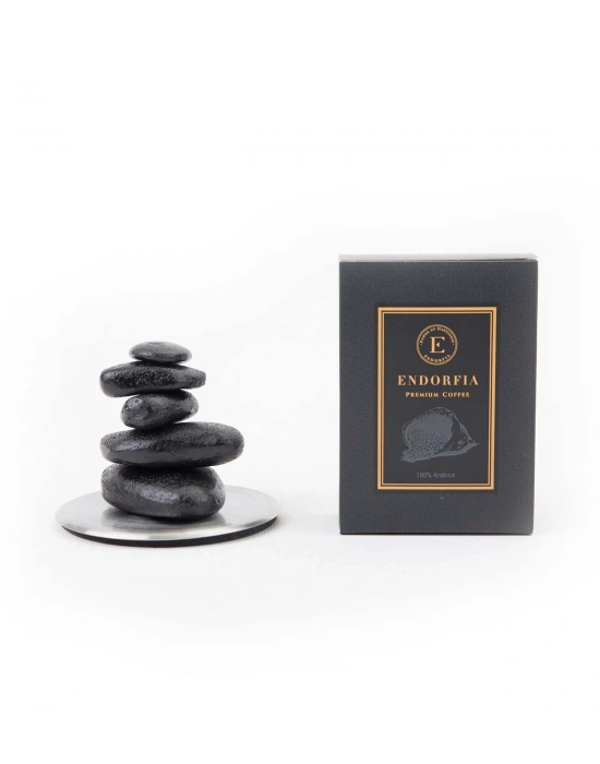 Kişiye Özel Premium Kahve - Mıknatıslı Taş Şeklinde Kağıt Tutacağı