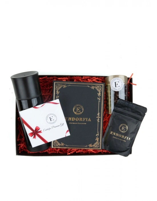 Kişiye Özel Sızdırmaz Termos Siyah - Brown Book Madlen Mix. Çikolata - Fıstık Bitter Draje 100 Gr - Endorfia Premium 40 Gr Filtre Kahve