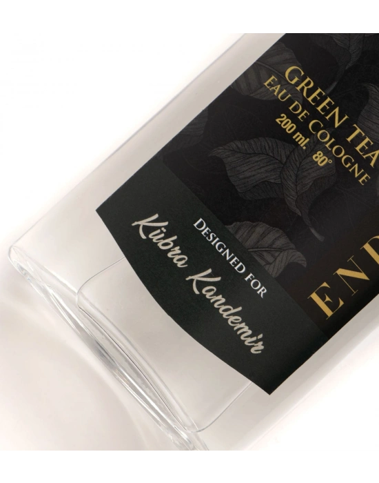 Kişiye Özel Yeşil Çay Kolonyası 80 Derece 200 Ml