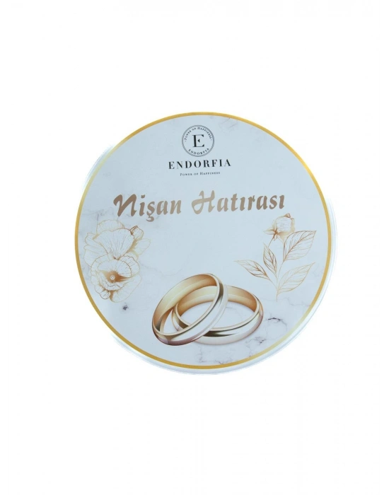 Metal Kutu Madlen Özel Gün Çikolatası - Nişan Hatırası