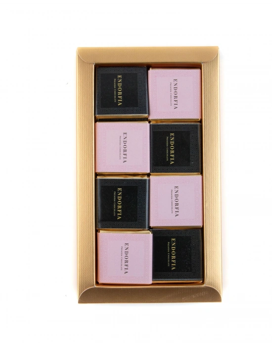 Mix Madlen Pembe-Siyah - Büyük Kurumsal Kutu - Gold