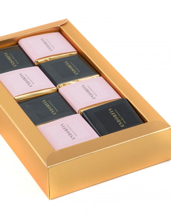 Mix Madlen Pembe-Siyah - Büyük Kurumsal Kutu - Gold