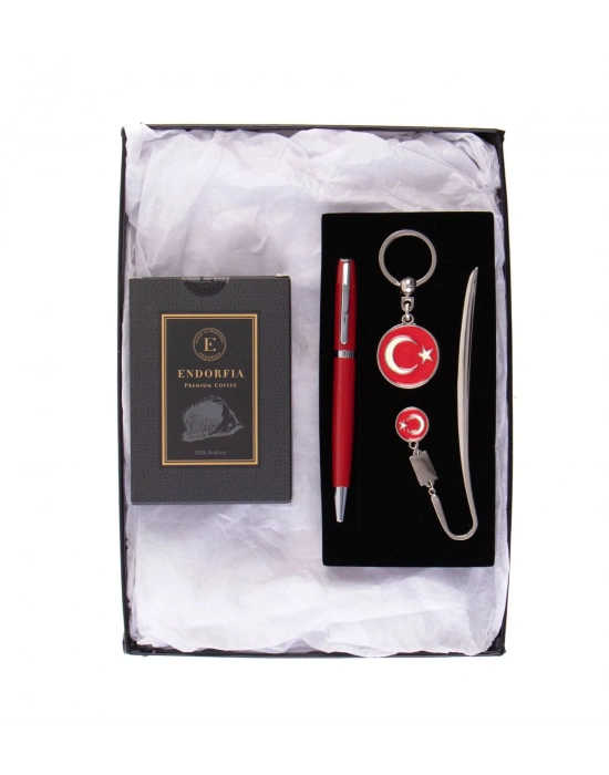 Premium Kahve Siyah - Ayyıldız Kalem Seti