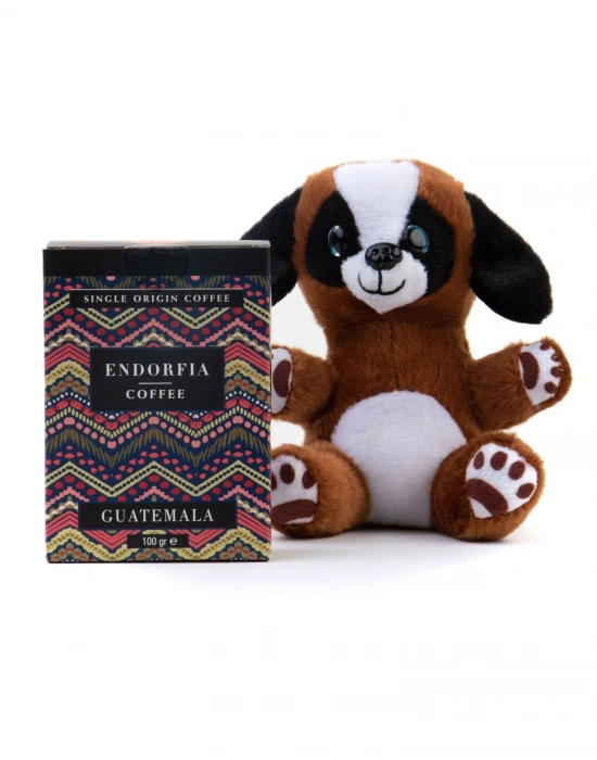Sevimli Yavru Köpek ve Guatemala Hediyelik Dünya Kahvesi - 100 gr