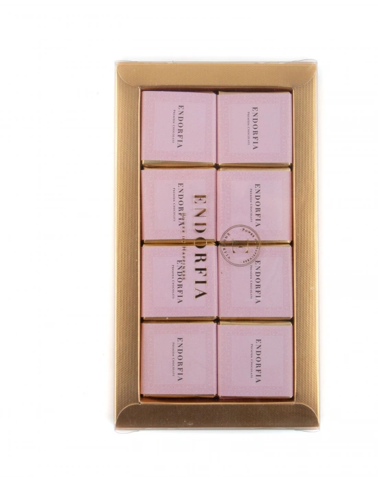 Sütlü Madlen Pembe - Büyük Kurumsal Kutu Gold