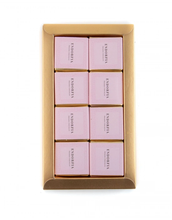 Sütlü Madlen Pembe - Büyük Kurumsal Kutu Gold