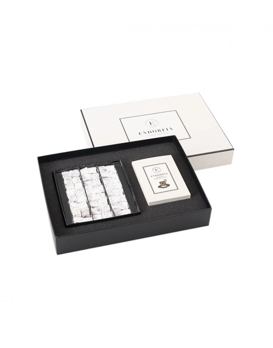 Twin Premium Duble Fıstıklı Çifte Kavrulmuş Lokum & Kahve - Beyaz